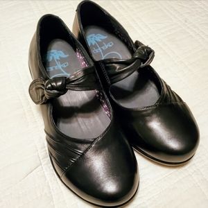 NEW Dansko Ainsley black leather Mary Jane clogs